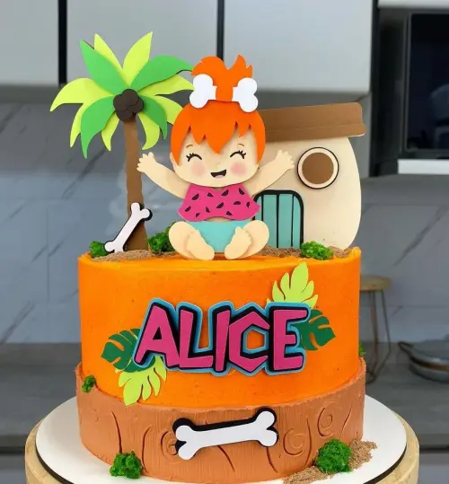 Arquivo de corte topo de bolo flinstones