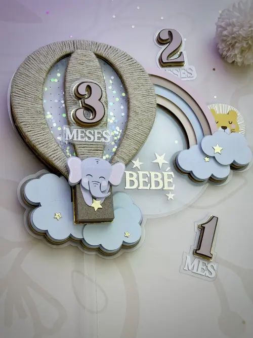 Arquivo de corte topo de bolo Elefantinho