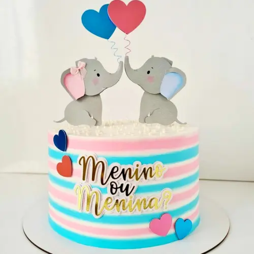 Arquivo de corte topo de bolo Elefantinho