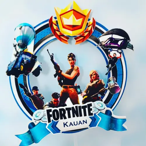 Arquivo de corte topo de bolo Fortnite