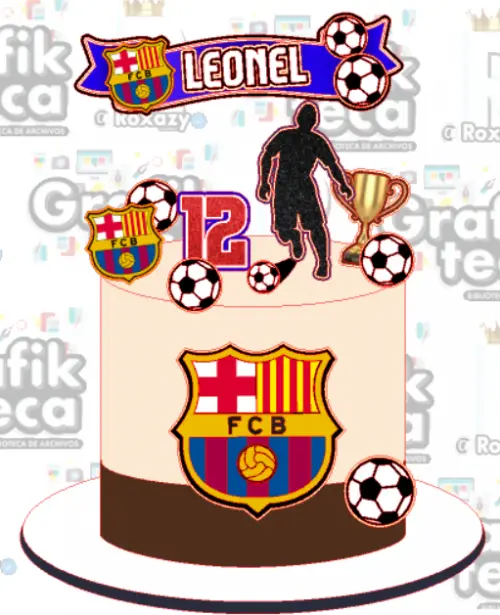 Arquivo de corte topo de bolo Futebol