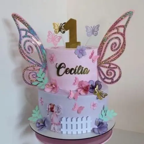 Arquivo de corte topo de bolo Jardim