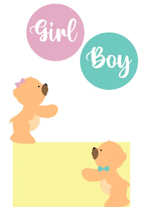 Arquivo de corte topo de bolo Chá Revelação