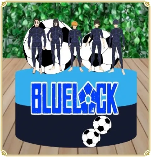 Arquivo de corte topo de bolo Blue Lock