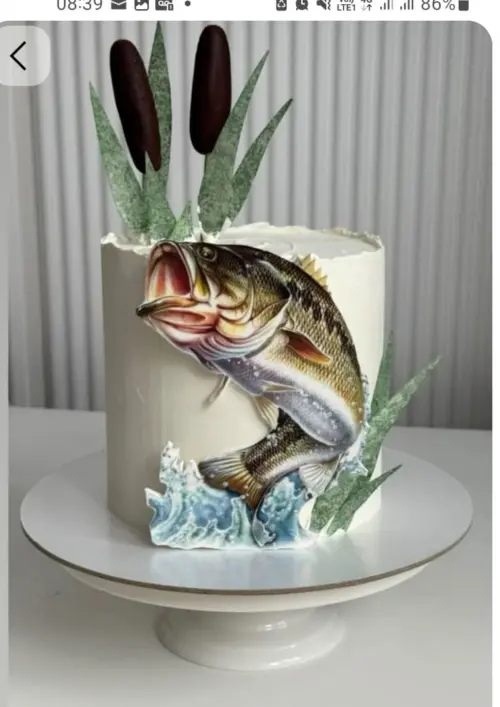 Arquivo de Corte Topo de Bolo Pescaria