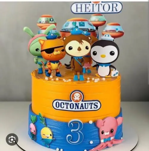 Topo de Bolo Octonautas