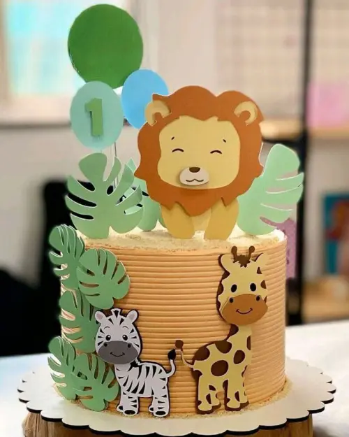 Arquivo de corte topo de bolo Safari