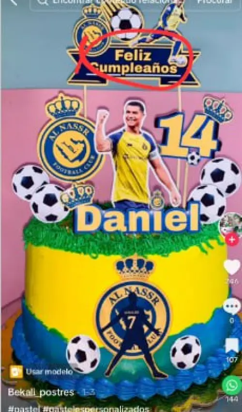 Topo de Bolo Cristiano Ronaldo