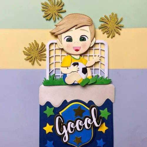 Arquivo de corte topo de bolo Copa do Mundo