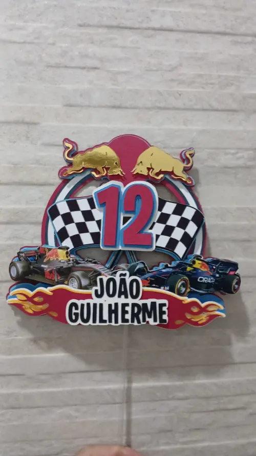 Topo de Bolo Fórmula 1