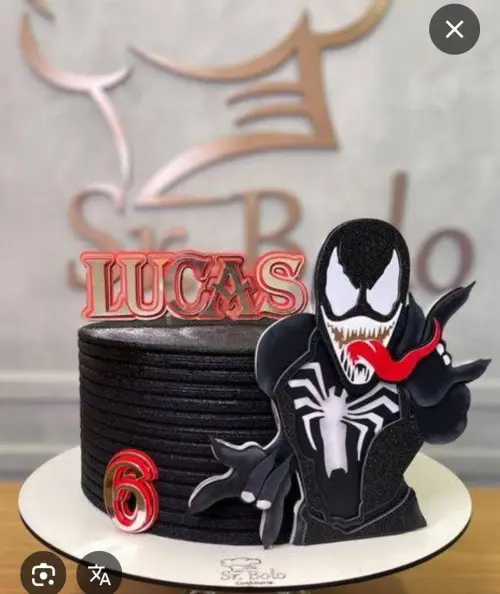 Arquivo de corte topo de bolo Venom