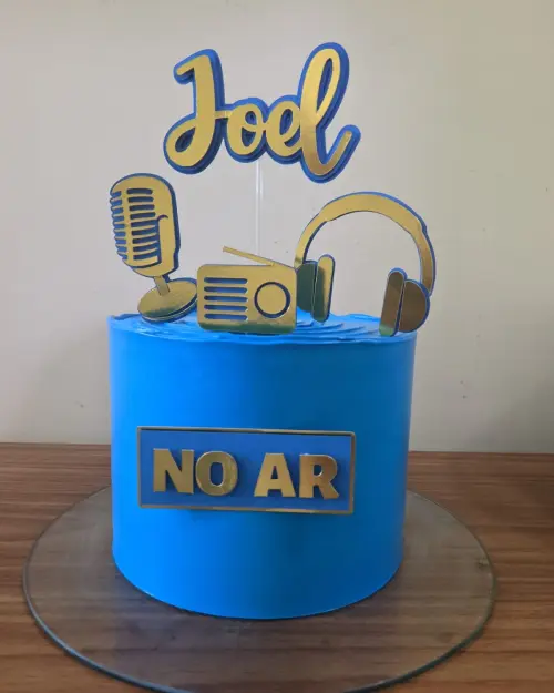 Arquivo de corte topo de bolo Radio