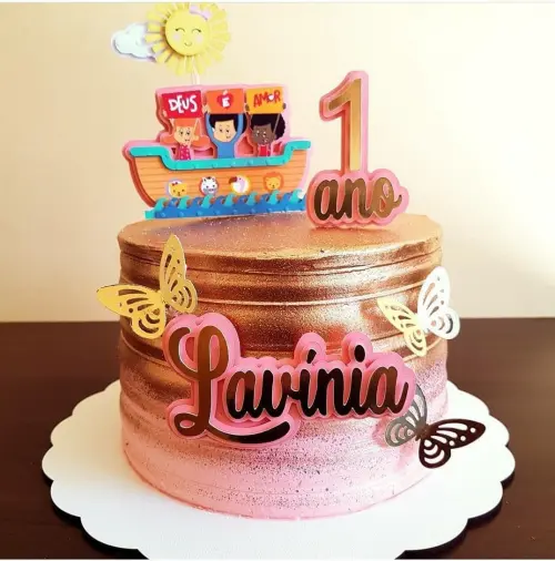 Arquivo de corte topo de bolo 3 Palavrinhas