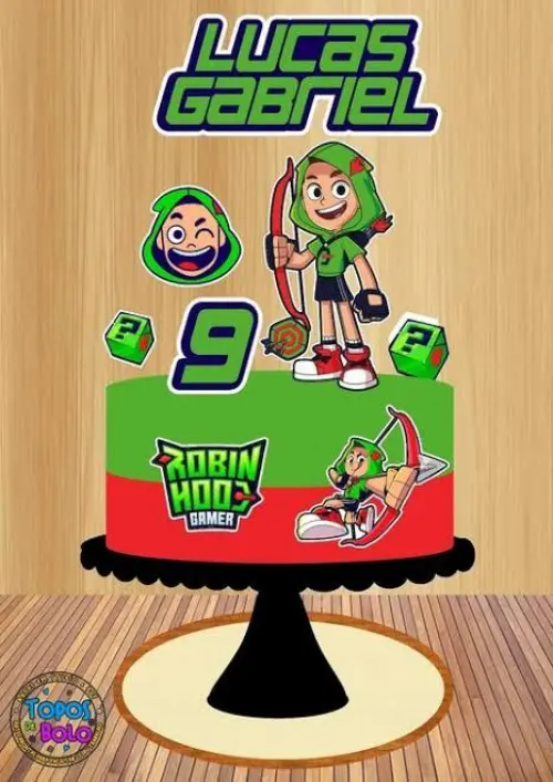 Arquivo de Corte Topo de Bolo Robin Hood