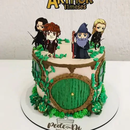 Arquivo de corte topo de bolo Senhor dos Anéis