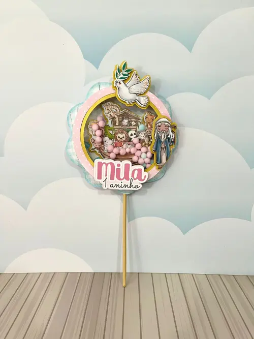 Arquivo de corte topo de bolo Arca de Noé