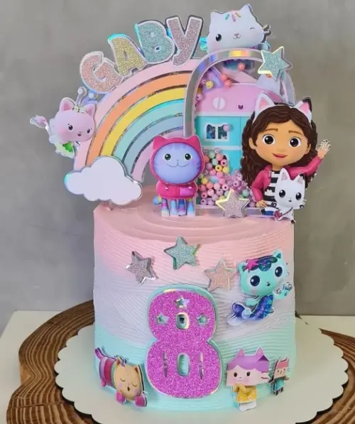 Arquivo de corte topo de bolo A Casa Mágica da Gabi