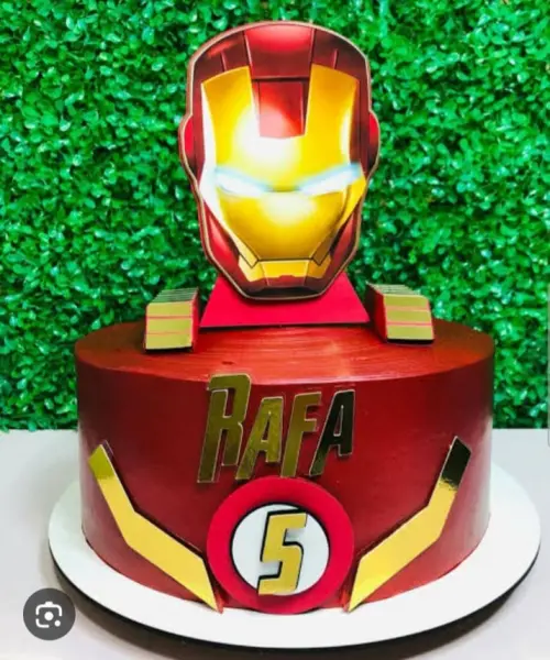 Arquivo de corte topo de bolo Homem de Ferro