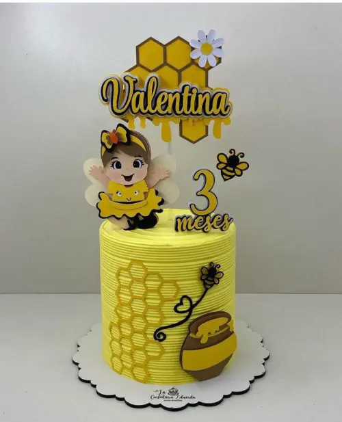 Arquivo de corte topo de bolo Abelhinha