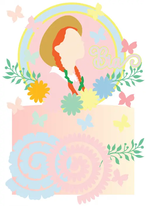 Arquivo de corte topo de bolo Anne