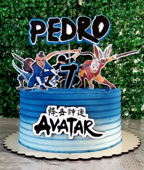 Arquivo de corte topo de bolo Avatar