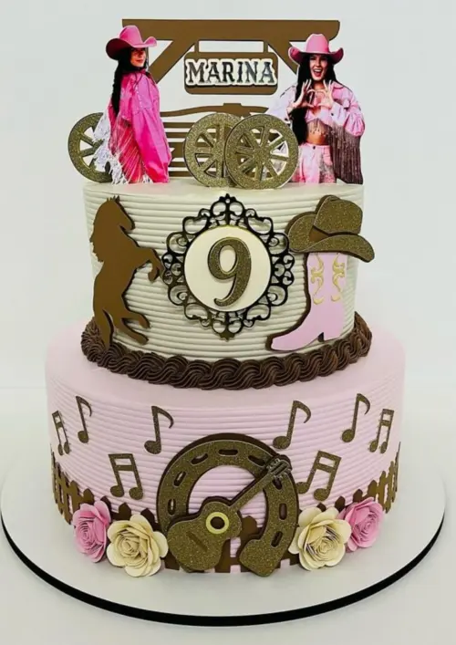 Arquivo de corte Topo de bolo Ana Castela