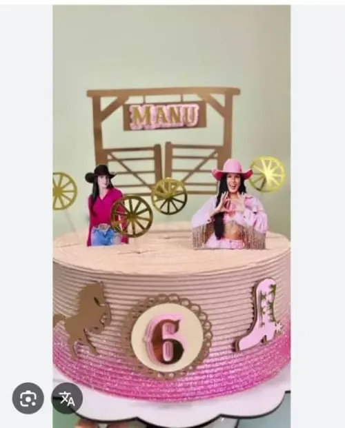 Arquivo de corte Topo de bolo Ana Castela