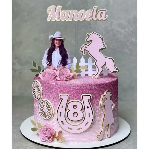 Arquivo de corte Topo de bolo Ana Castela