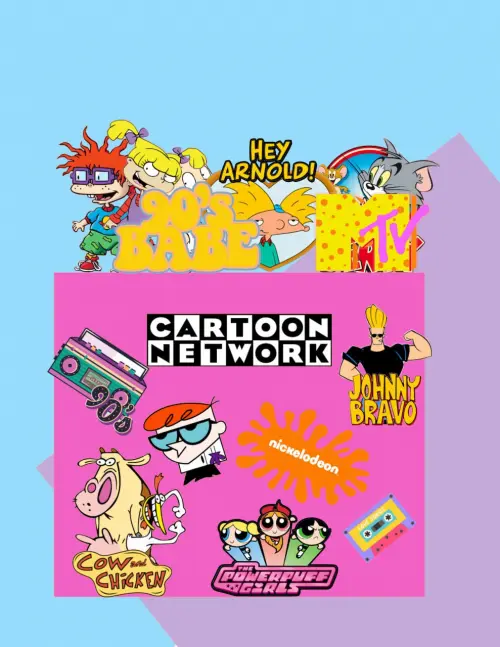 Arquivo de corte topo de bolo Anos 90