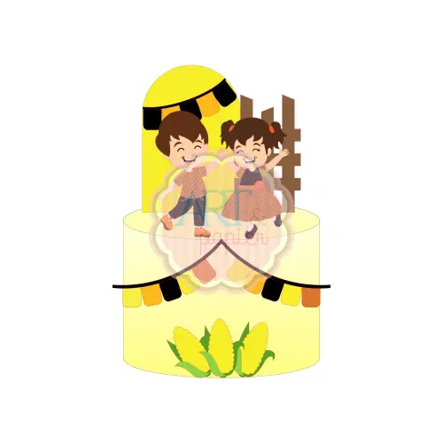 Arquivo de corte topo de bolo arraiá