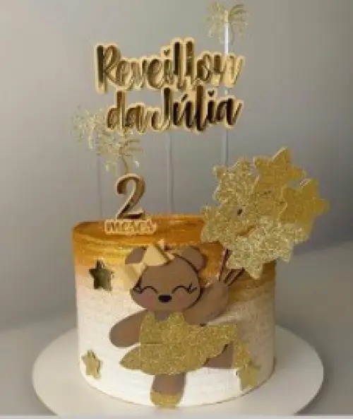 Arquivo de corte topo de bolo ano novo