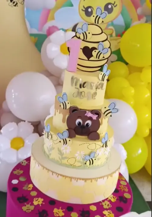 Arquivo de corte topo de bolo Abelhinha