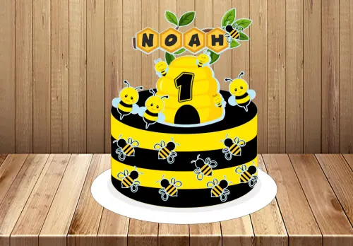 Arquivo de corte topo de bolo Abelhinha