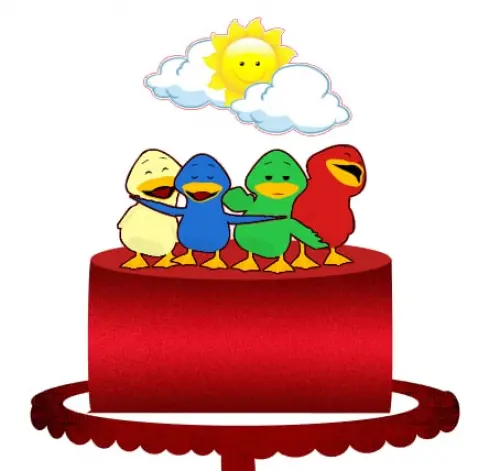 Arquivo de corte topo de bolo Bento e Totó