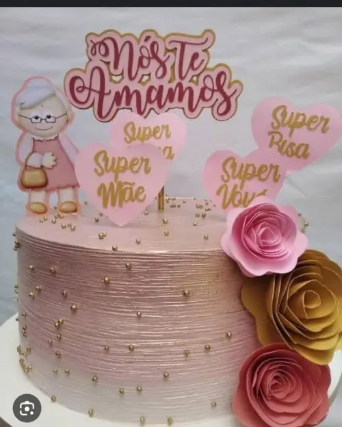 Arquivo de corte topo de bolo Vovó