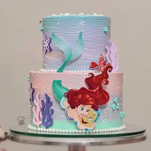 Arquivo de corte topo de bolo ariel