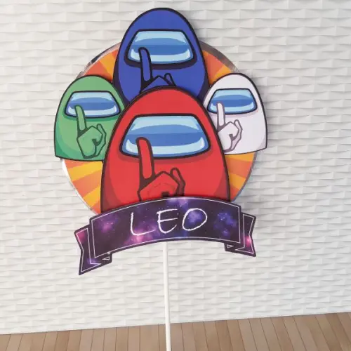 Arquivo de corte topo de bolo Among Us