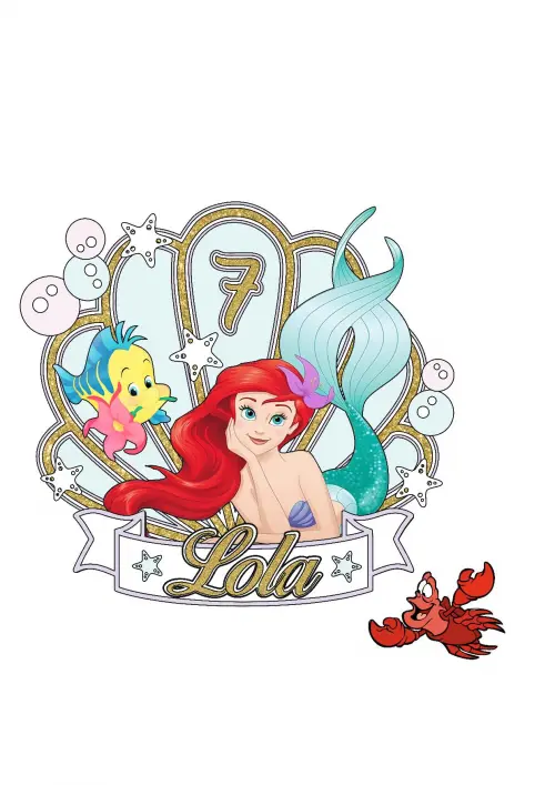 Arquivo de corte topo de bolo ariel