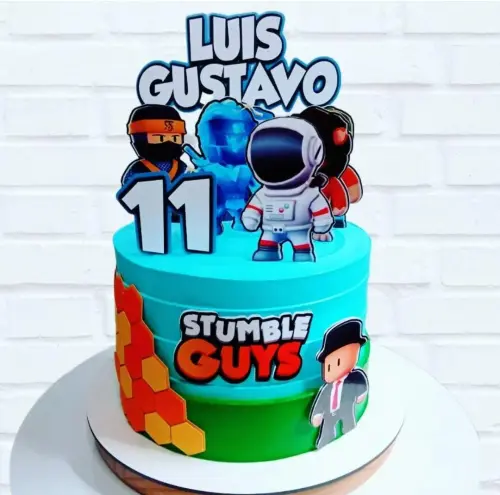 Arquivo de corte topo de bolo Stumble Guys