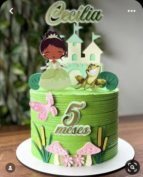 Arquivo de corte topo de bolo Princesa Tiana