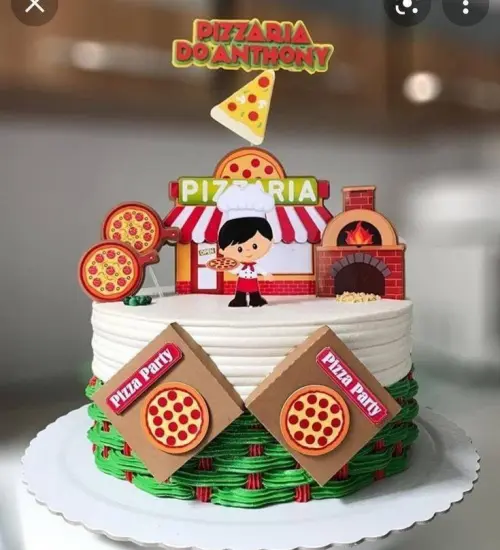 Arquivo de corte topo de bolo Pizza