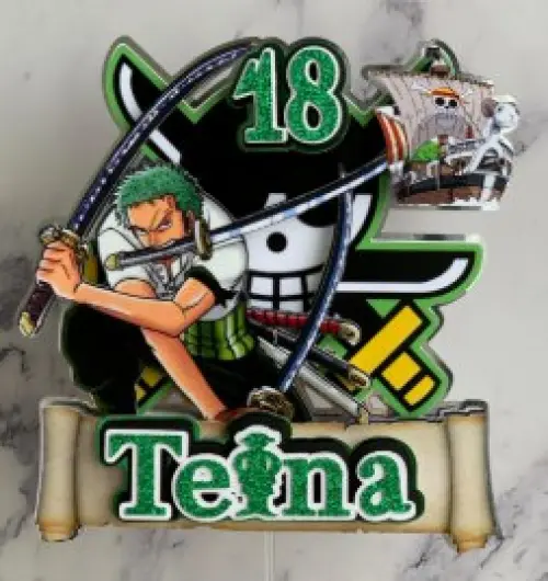 Arquivo de corte topo de bolo One Piece