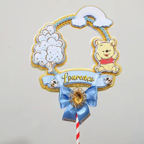 Arquivo de corte topo de bolo Ursinho Pooh