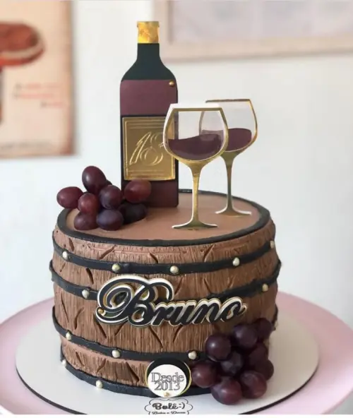 Arquivo de corte topo de bolo vinho
