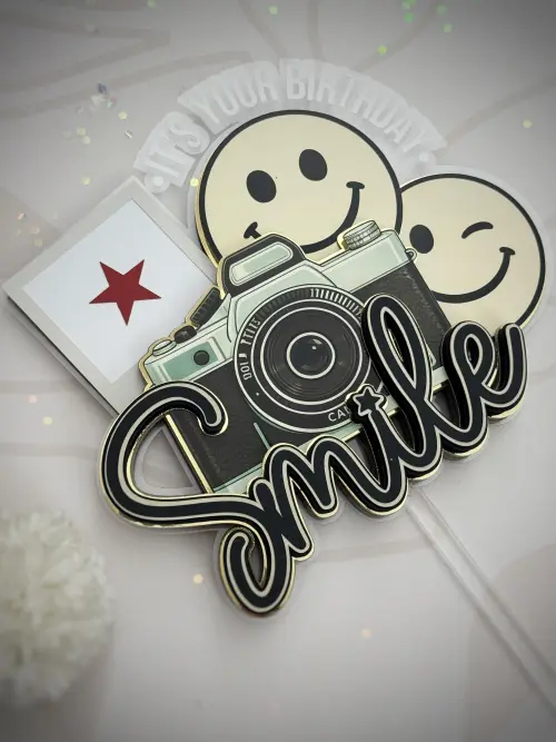 Arquivo de corte topo de bolo emoji