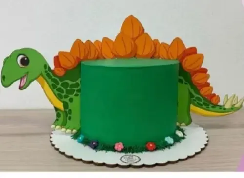 topo de bolo dinossauro