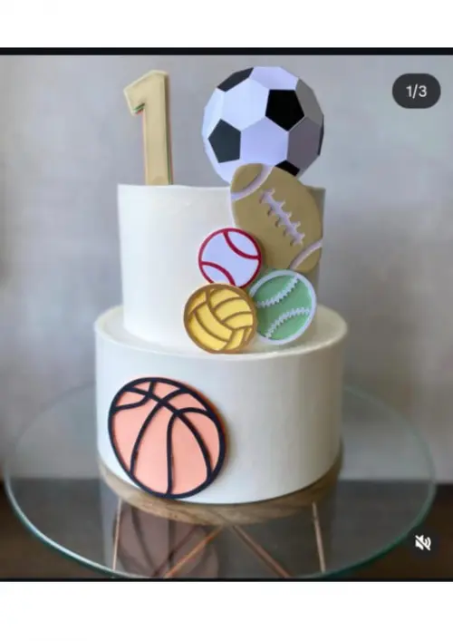 Arquivo de corte topo de bolo Esporte