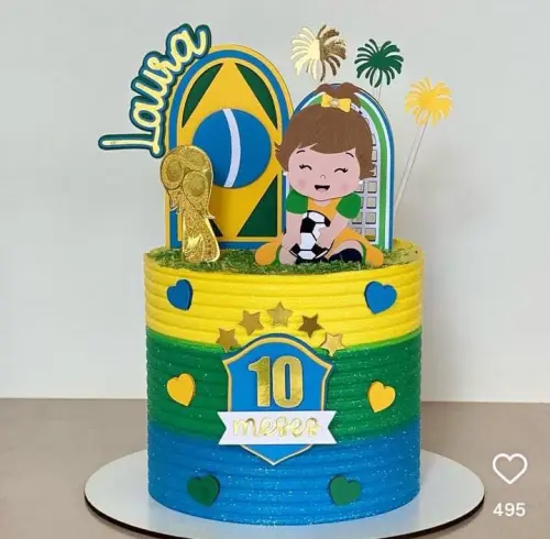 Arquivo de corte Topo de Bolo Copa do Mundo