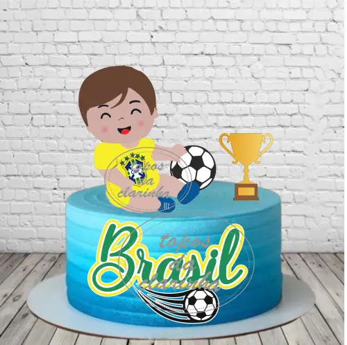 Arquivo de corte topo de bolo Copa do Mundo