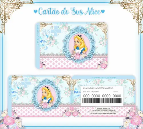 Cartão SUS Alice